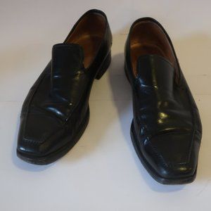 *Mens Lidfort Barneys New York Black Leather Loafer 9